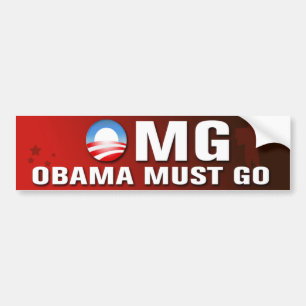 Obama Must Go Bumper Sticker