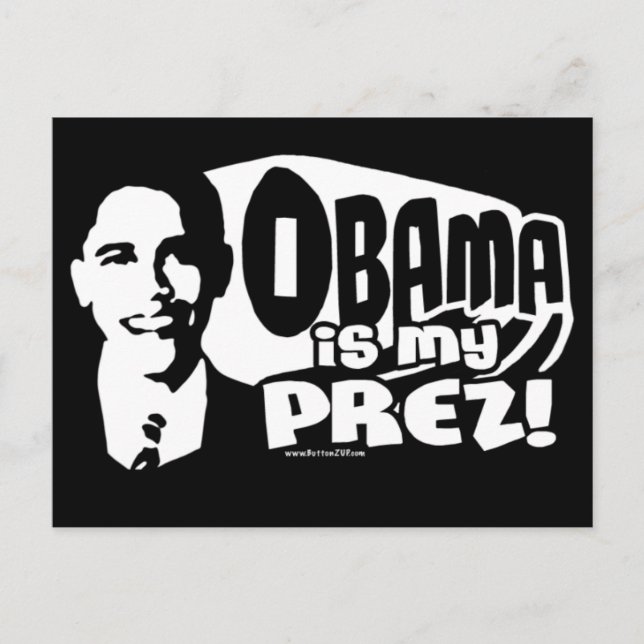 Obama My Prez Post Cards (Front)