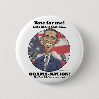 Obama-Nation 6 Cm Round Badge