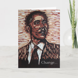 Obama New Year's Greeting Card