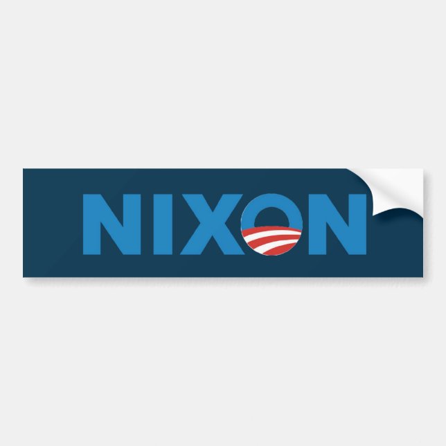 Obama Nixon bumper sticker (Front)