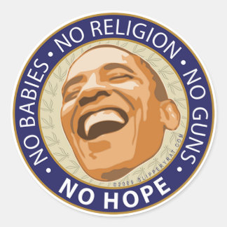 Obama “No Hope” Sticker
