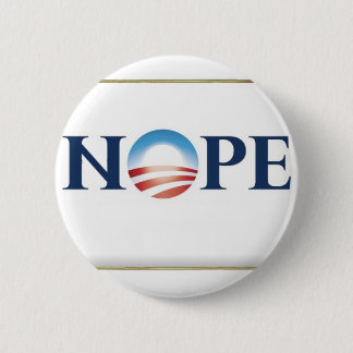 Obama Nope 6 Cm Round Badge