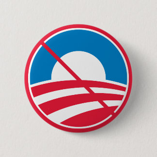 Obama NOT 6 Cm Round Badge