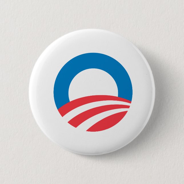 Obama O 6 Cm Round Badge (Front)
