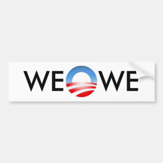 obama_o_Big, WE    WE Bumper Sticker