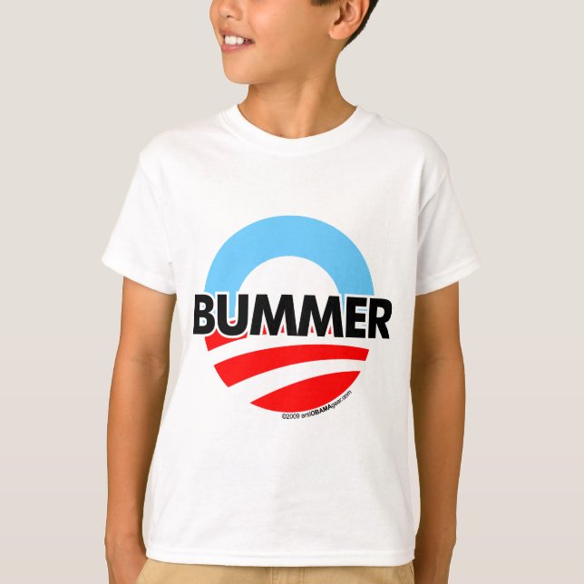 Obama O Bummer Logo T-Shirt (Front)