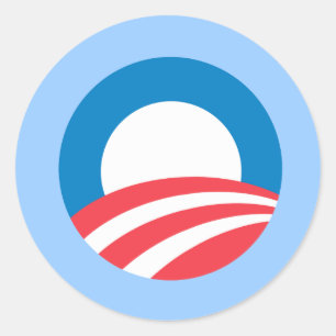 Obama O Classic Round Sticker