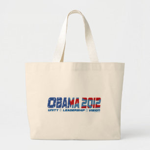 Obama Obamateer 2012 Gear Large Tote Bag