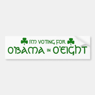 O'Bama O'Eight Bumper Sticker