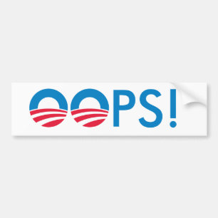 Obama OOPS! Bumper Sticker