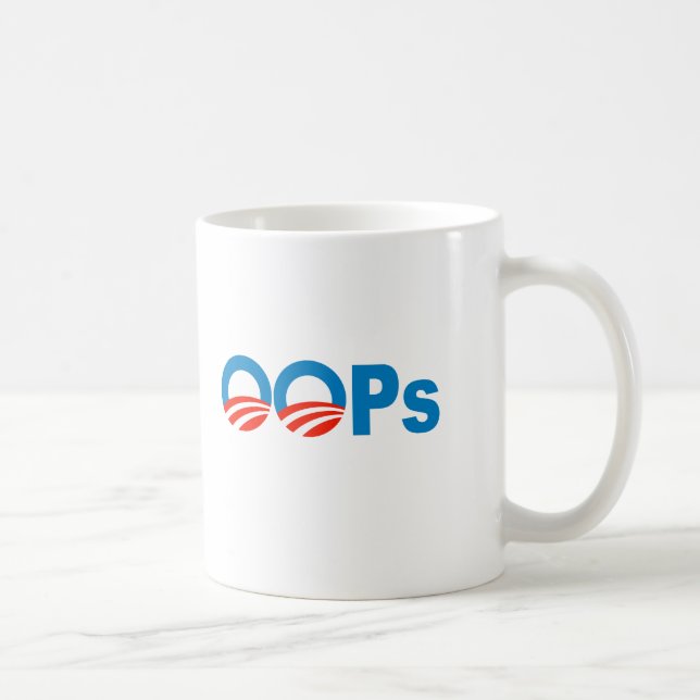 Obama oops coffee mug (Right)