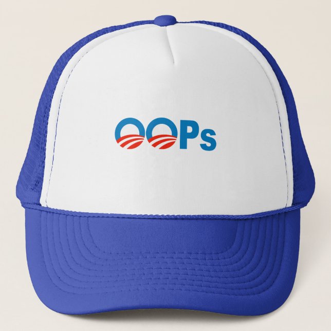Obama oops trucker hat (Front)