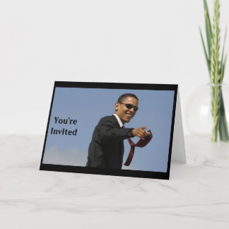 Obama party invitations