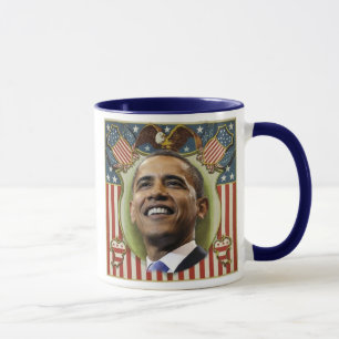 Obama Patriotic Crest Mug