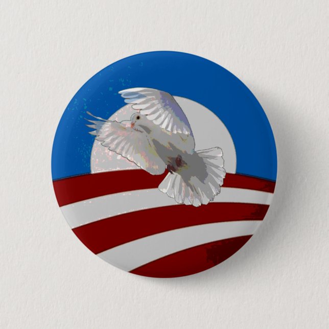 Obama peace button (Front)