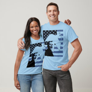 Obama Peace Dove/ Flag Long Sleeve Raglan Shirt