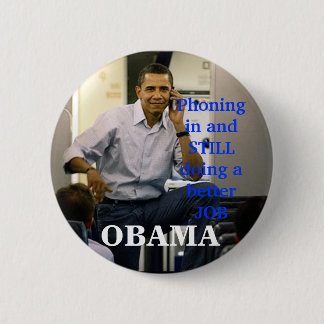 obama phone, OBAMA, 6 Cm Round Badge