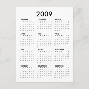 Obama Pocket Calendar - Barack and Michelle Postcard