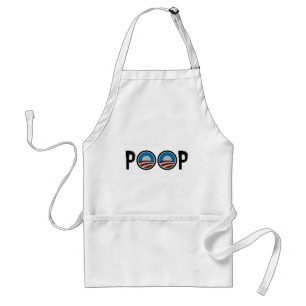 Obama = POOP! Standard Apron