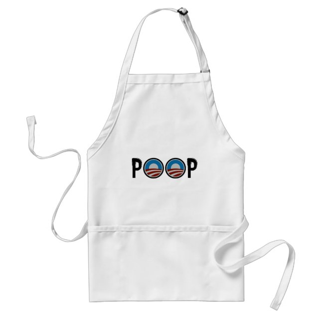 Obama = POOP! Standard Apron (Front)