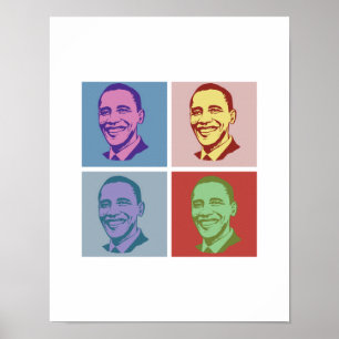 OBAMA POP ART -.png Poster