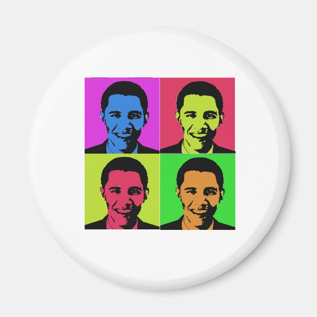 Obama Portrait Magnet (Front)