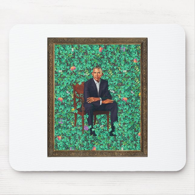Obama Portrait Tee _1  Mouse Pad (Front)