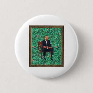 Obama Portrait Tee 6 Cm Round Badge