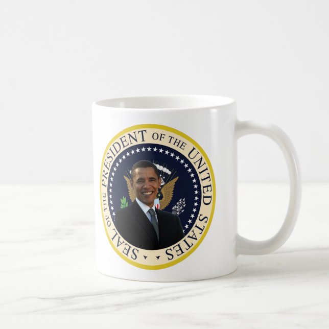 Obama Presidential Seal - Customised Coffee Mug (Right)
