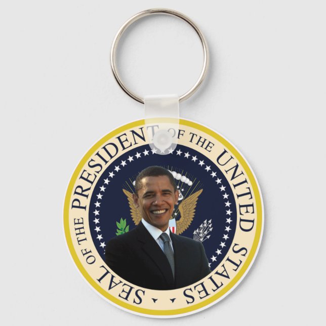 Obama Presidential Seal Key Ring (Front)