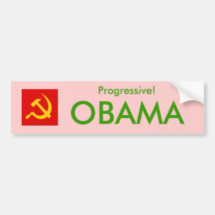 OBAMA  Progressive! Bumper Sticker