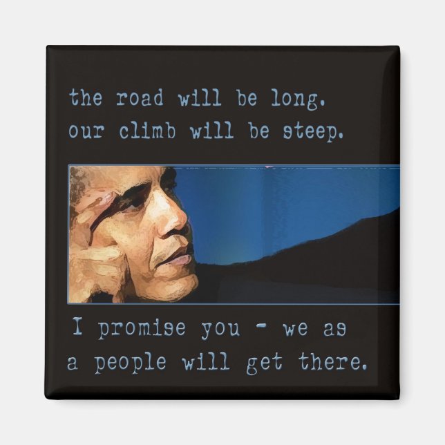 Obama Quote Magnet (Front)