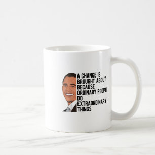 Obama Quotes Barack Obama Political  Coffee Mug