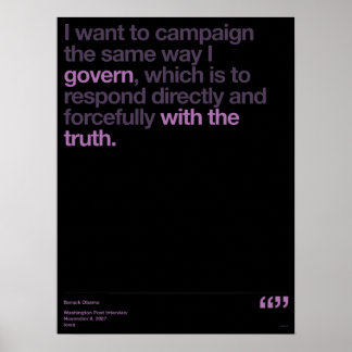 Obama Quotes Poster