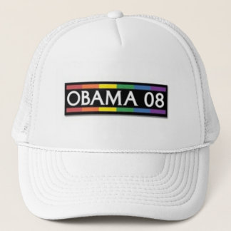 Obama Rainbow Pride Trucker Hat