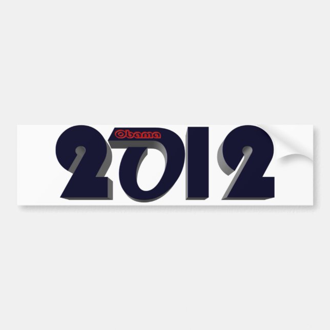 Obama Re Elect 2 Bumper Sticker (Front)
