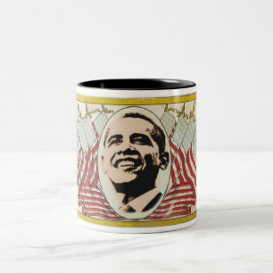 Obama Retro Flag Mug
