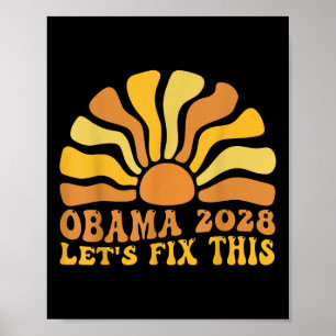 Obama Retro Patriotic 2028 Political Protest Poster