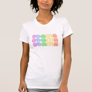 OBAMA Retro Rainbow - T-shirt