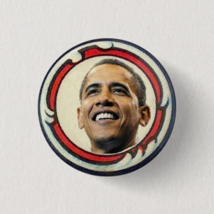Obama Retro-Style Button