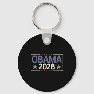 Obama Retro Vintage Patriotic 2028 Political Prote Key Ring