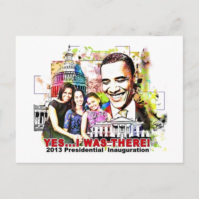 Obama’s 2013 Presidential  Inauguration post card (Front)