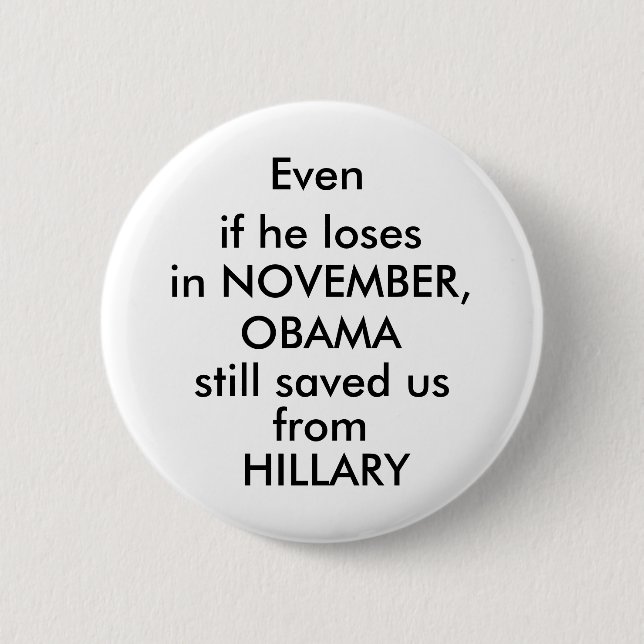 Obama Saves Button (Front)