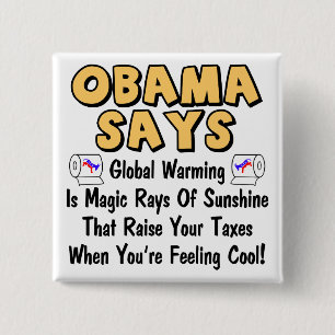 Obama Says 15 Cm Square Badge