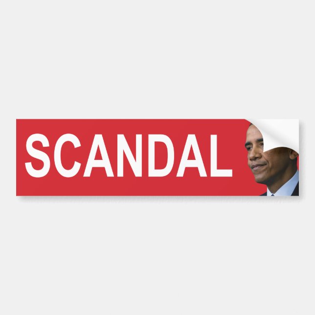 OBAMA SCANDAL Bumper Sticker.pdf Sticker (Front)