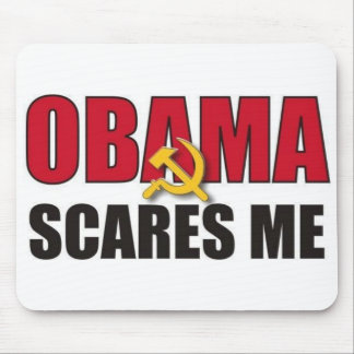 Obama Scares Me Mouse Pad