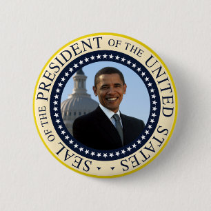 Obama Seal Blue 6 Cm Round Badge