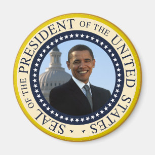 Obama Seal Blue Magnet