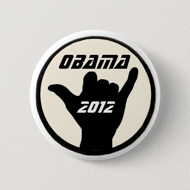 Obama Shaka button (Front)